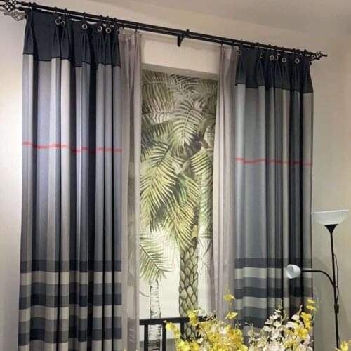 Cotton And Linen Lattice Curtain Simple, Light, Luxurious, Atmospheric, Modern And Stylish, And Nordic Curtains