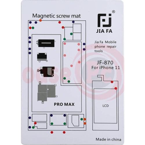 Carpet magnetic map screws repair for Iphone 11 Pro Max 15 Cm X 10 Cm
