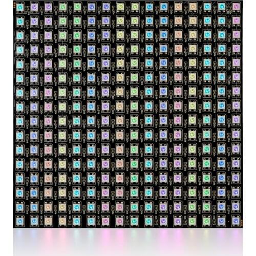 WS2812B RGB Flexible 16x16 Pixel Panel Matrix Screen WS2812B ECO Led Module WS2812 IC Individually Addressable DC5V