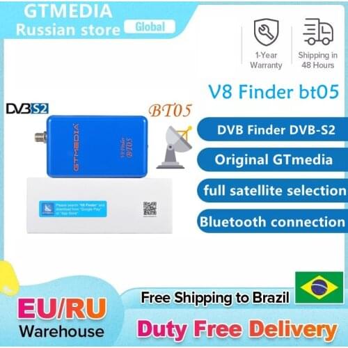 GTmedia V8 Finder BT05 satellite finder Better than satlink ws-6933 6906 6916 support android and ios system 1080p bluetooth