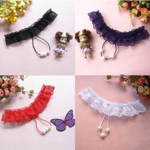 Sexy Lace Panties Underwear Woman Thong G-String 3 Pcs T-back Female lingerie For low waist Panties plus size Soft Briefs