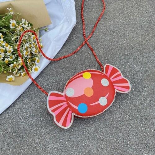 2020 Lovely Kids Girls Fashion Candy Shape Crossbody Bag Fashion Shoulder Bag for Travel Party