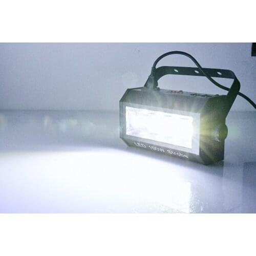 LED Strobe Light 100w Strobe Stage Lighting Bar show KTV dj disco flash stroboscope 100W leds High Power 4P Strobe Lights