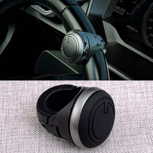 Universal 360 Degree Black Car Truck Steering Wheel Aid Power Handle Assister Spinner Knob Ball Replacement