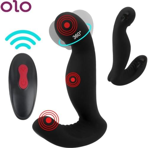 OLO Vibrator Male Prostate Massager Panty Vibrator Masturbator For Women Anal Vibrators 9 Frequency Sex Toys For Men Butt Plug