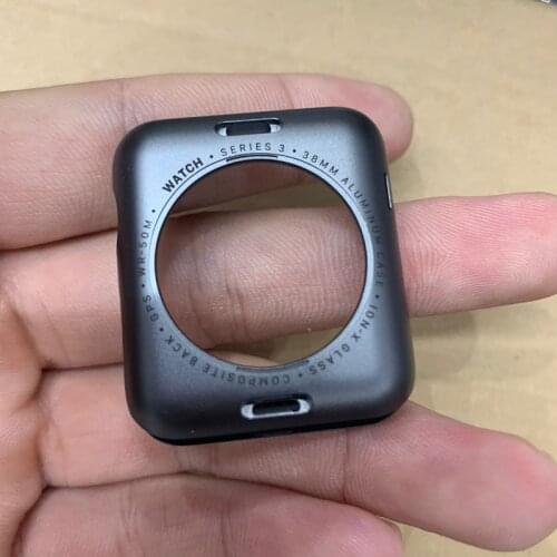 10pcs Aluminum Case Middle Frame For Apple Watch Series 3 S3 38mm 42mm Body Holder Outer Cover Housing Bezel