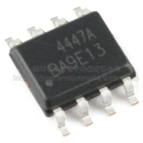 100pcs / 1 lot Original AO4447A SOIC-8 P channel -30V/-18.5A SMD MOSFET (field effect tube)