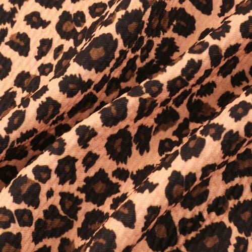 David accessories 50*145cm Leopard Printed Bullet Texture Liverpool Fabric DIY Sewing Cloth Home Textile Cotton Fabric,c9950