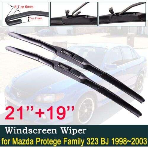 For Mazda Protege Family 323 BJ 1998~2003 1999 2000 2001 2002 Windscreen Windshield Wipers Car Wiper Blade Car Accessories