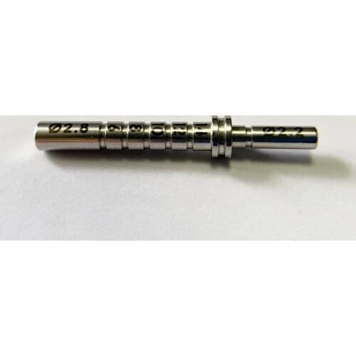 Φ2.2-φ2.8 Dental Depth Gauge Balance Bar Parallel Pin Double Head For Implant Lab Tool