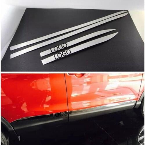 Chrome Side Door Body Molding Trim Cover Trim Trim Guard Accessories For Nissan Qashqai j11 2016 2017 2018 2019