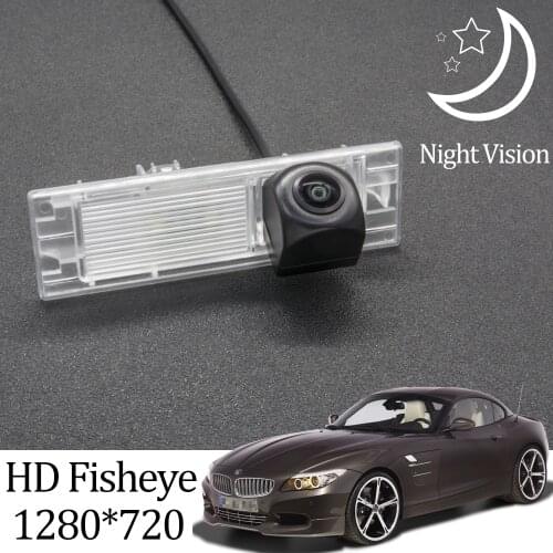 Owtosin HD 1280*720 Fisheye Rear View Camera For BMW Z4 E85/E86 2003-2008 Car Vehicle Reverse Parking Accessories