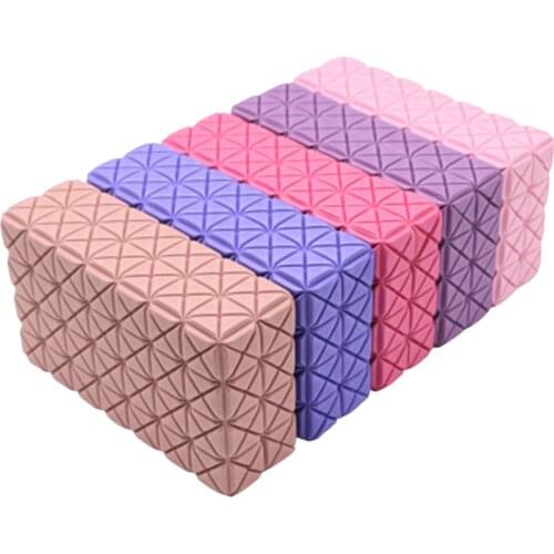 Foam Block Brick Bodybuilding Equipment Exercise Workout Training 280g Yoga Brick High-density EVA Colorful 5 Color