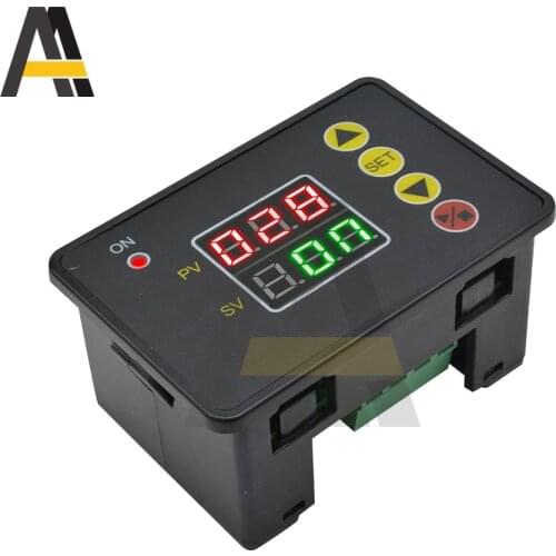 T2310 Programmable Digital Time Delay Switch Relay 12V 24V 110V 220V Open Timer Control Module 0-999s/min/hour Relay Switch