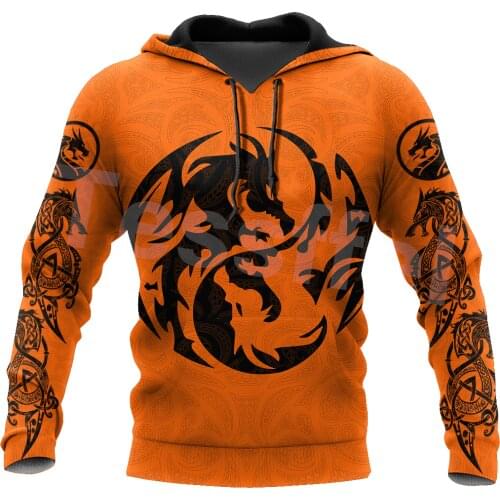 Tessffel Animal Fly Dragon Symbol Tattoo Harajuku Pullover 3DPrint Streetwear Tracksuit Autumn Funny Casual Hoodies Men/Women 26