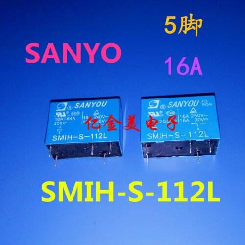 SMIH-S-112L Relay 5-Pin Convert 16A 250V OMIH-SH-112L