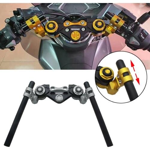 SEMSPEED N MAX Motorcycle Handlebar Mount Handle Grip Kit Free Stretchable Tube for Yamaha NMAX N-MAX 125 150 155 2016-2018 2019