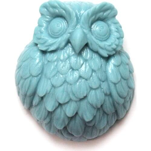 Nicole Owl Shape Silicone Soap Mold Handmade Soap Mould