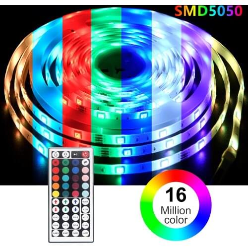 RGB Strip Light Flexible LED Tube Colorful LED Strip Light Tape Ribbon Lamp LED TV Backlight rgb Lamp Desktop Decoration SMD5050