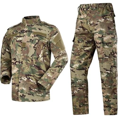 Military Camouflage Hiking Jackets Set Outdoor Waterproof Thermal Fleece Hunting Windbreaker Softshell Tactical Hunting Jacket