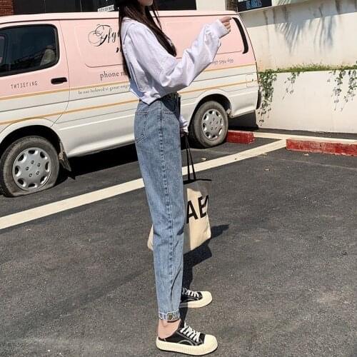 Woman Jeans Pants Harem High Waist Loose Winter Pants Women Pantalones Vaqueros Mujer