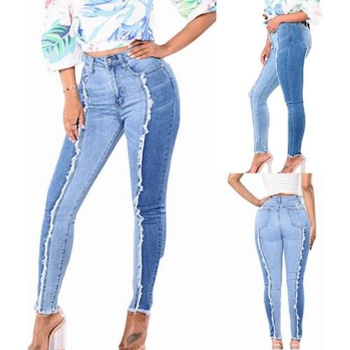 Women Denim Pants Slim Leggings Fitness Plus Size Leggins Length Jeans Breathable Comfortable Unipue Daliy Party Jeans