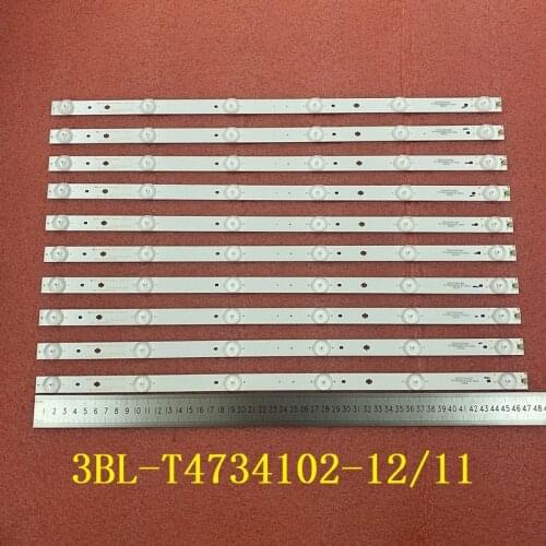 10pcs/set LED bar for SCEPTRE X50 X505BV CTNV93CM 3BL-T4734102-12 11 TI4908DLEDBH U505CV-UMC 49E3505A LC490DUJ SG E3