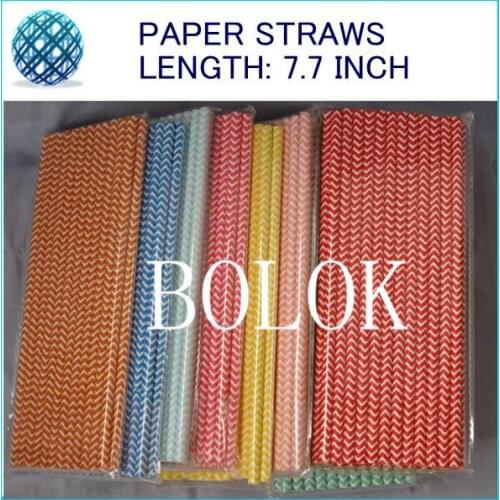 1600pcs free shipping wholesale paper drink straws wedding birthday Christmas party supplies straw striped