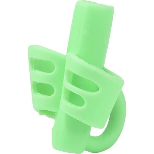 3pc/set School Supplies Pencil Holder Tools Silicone Two Finger Ergonomic Writing Pencil Aid Grip Grip Correction Posture T U8V1