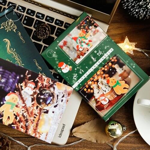 30 Sheets/Set Hello Merry Christmas Postcard/Greeting Card/Message Card/Xmas and New Year Gifts