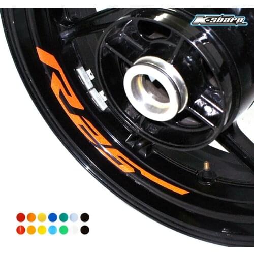 8X custom inner rim decals wheel reflective Stickers stripes Fit YAMAHA R 25