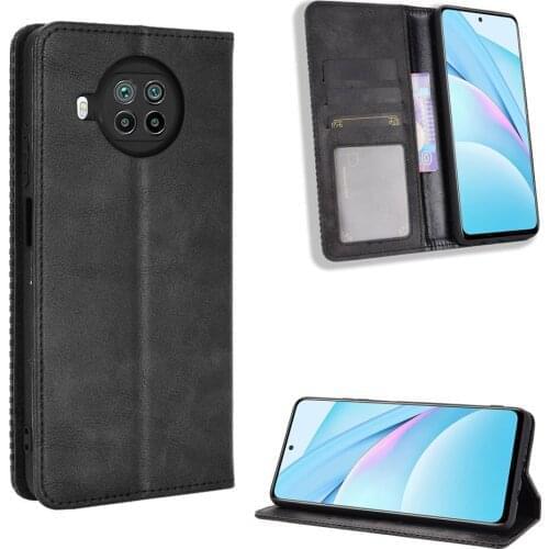 For Xiaomi Redmi Note 9 5G Luxury Flip PU Leather Wallet Magnetic Adsorption Case For Redmi Note 9 Pro 5G Note 9T Phone Bags