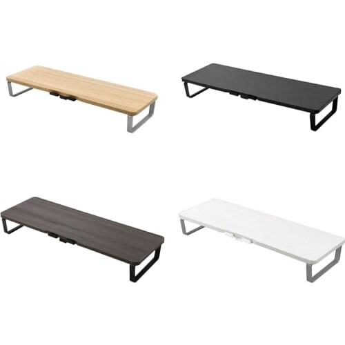 Classic Monitor Stand with Mobile Phone Holder - Compatible with 24-inch Laptop iMac, Desktops, Laptops and Printers