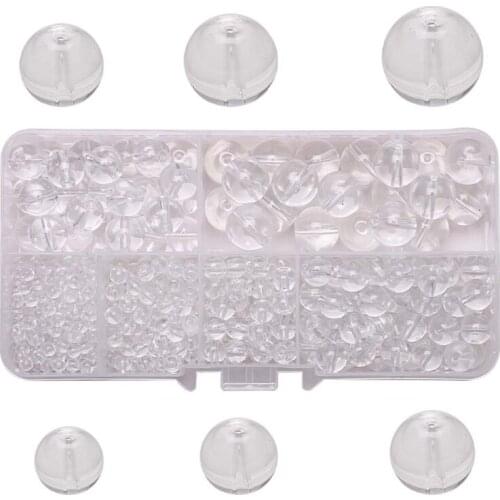 3mm-12mm Round Loose Beads for Jewelry Making Handmade DIY Bracelet Necklace Q6PD