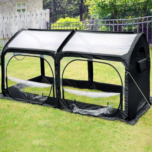 New Greenhouse Portable Greenhouse Pop Up Grow Cover Garden Heating Room Cover Plant Flower House Corrosion-resistant Waterproof