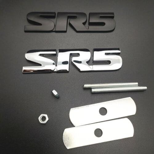 Car Front Hood Grill Emblem Auto Grille Badge For Toyota Tacoma 4Runner Tundra Sequoia SR5 Fender Side Rear Emblems Badge