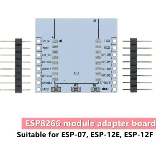 10pcs ESP8266 serial WIFI module adapter plate Applies to ESP-07, ESP-12E,ESP-12F Wireless Board for arduino
