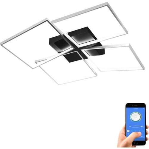 Ceiling Lights Dimmable Creative LED Bedroom Ceiling Fixture Aluminum Silicone Lampshade Ceiling Lamp 65*65cm/105*45cm