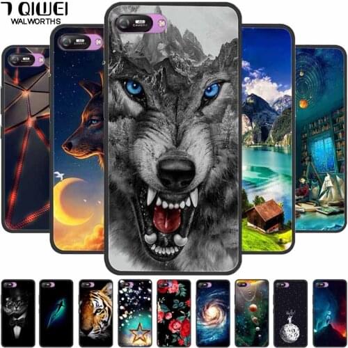 Silicone Cover For Itel A25 Case Soft Bumper Protection Phone Case for Itel A25 Pro 2020 / A 25 2019 TPU Capas Cute Cartoon Wolf