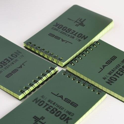 Tactical Notebook All Weather Waterproof Writing Paper Note Book Military Outdoors Camping R9JA