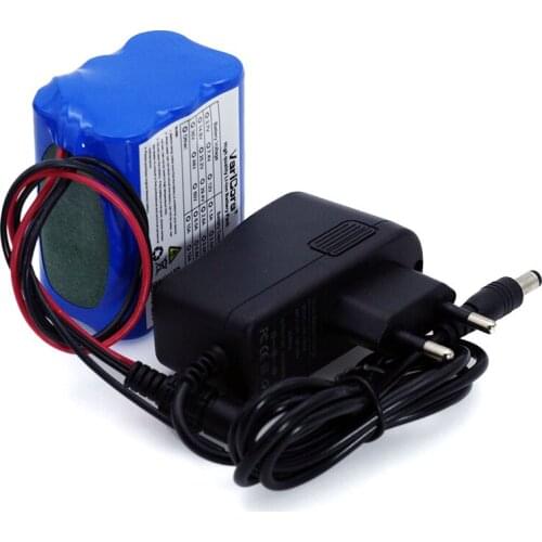 VariCore 12V 4.4Ah 4400mAh 18650 Lithium-ion Battery Pack PCB Protective plate CCTV Cam Monitor UES+ 12.6 V 1A Battery Charger