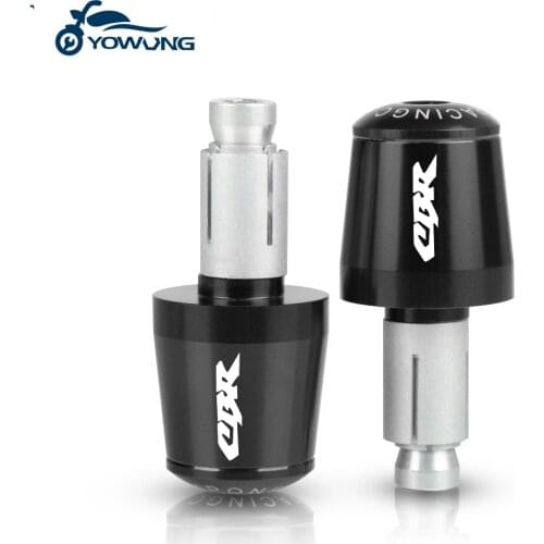 For Honda CBR600 F F2 F3 F4 F4i CBR 600RR 900RR 929RR 954RR RC51 7/8'' 22MM Motorcycle Handlebar Grips Handle Bar Cap End Plugs