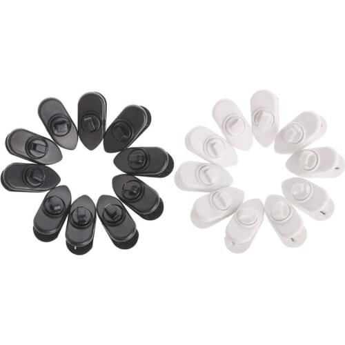 10 Pack Headphone Nip Clamp Holder Mount Wire Lapel Clips 360 Degree Rotatable Plastic Earphone Wire Clip 23.5MM Length