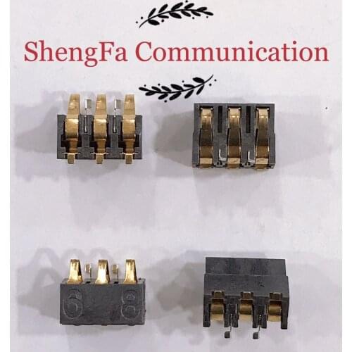 10pcs/Original for 68 Battery Holder 3P Shrapnel Type Battery Connector Mobile phone Battery Contact Plate Height of 6.8MM