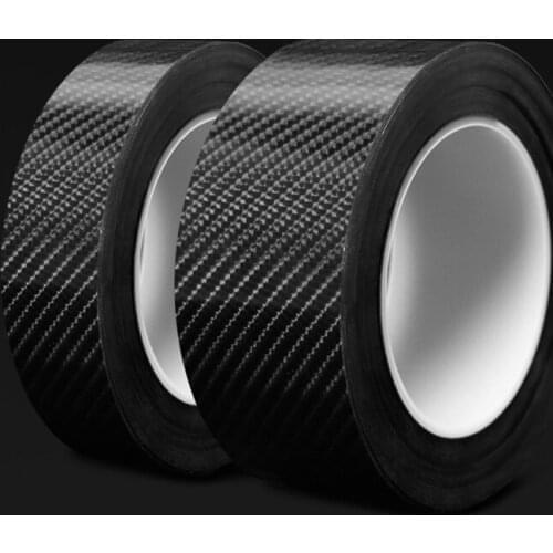 2@#Car Sticker Protector Anti-Collision Car Door Edge Protective Carbon Fiber Car Door Sill Sticker Scratch Proof Moulding Strip