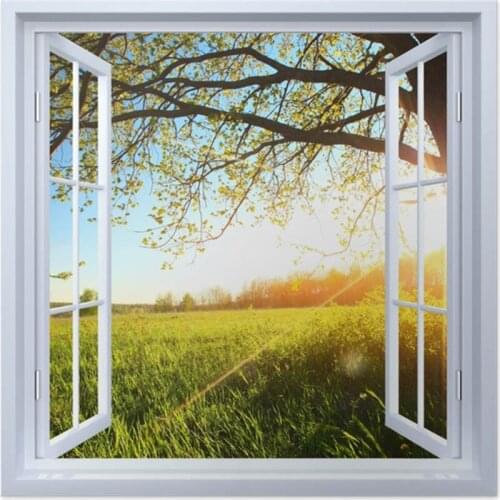 5d Diy Full Square Round Diamond Painting Embroidery"Window Scenery"Cross Stitch Rhinestone Diamond Mosaic Friend Gift