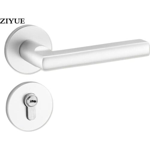 Free Shipping Space Aluminum Split Mechanical Locking Bathroom Interior Room Door Lock