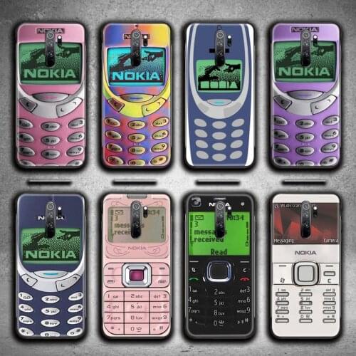 Nokia Aesthetic Retro Phone Case for Redmi 9A 8A 7 6 6A Note 9 8 8T Pro Max Redmi 9 K20 K30 Pro