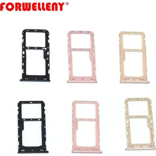 For xiaomi redmi 5 redmi5 Micro Sim Card Holder Slot Tray Replacement Adapters black gold pink