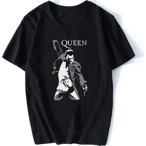 2020 Bohemian Rapsody Freddie Mercury T-Shirt Cotton Vintage T Shirts for Man Top Tee Brand Style Short Sleeve Plus Size